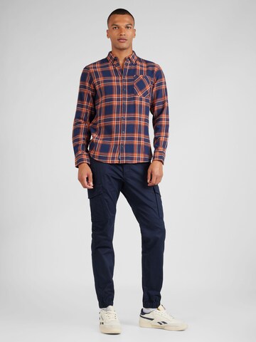 s.Oliver Tapered Cargohose in Blau
