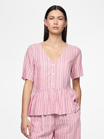 PIECES Blouse 'ALVINA' in Pink: front