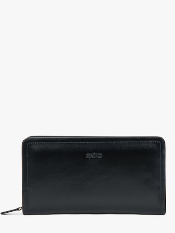 Estro Portemonnee '58066' in Zwart: voorkant