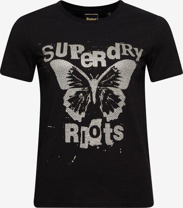 Superdry Shirt in Zwart: voorkant