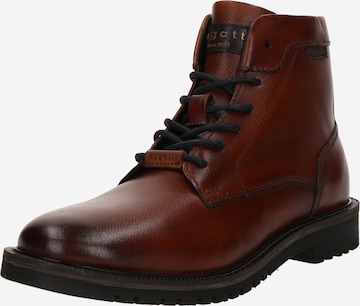 Bottines à lacets bugatti en marron : devant