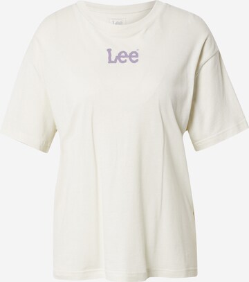 Lee Shirt in Wit: voorkant