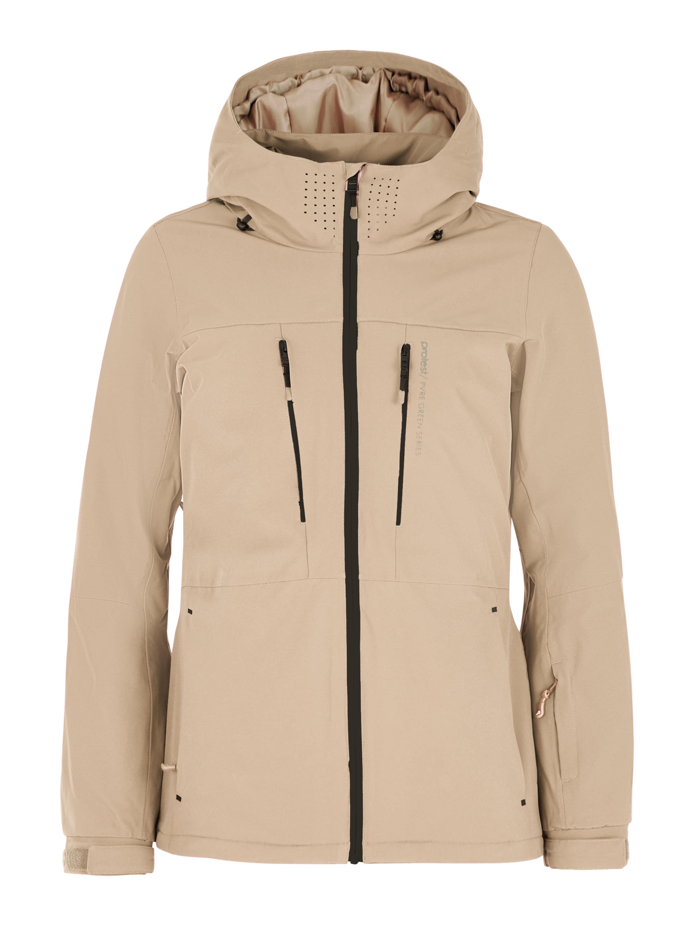 PROTEST Funktionsjacka 'BEVERLY' i beige: framsida