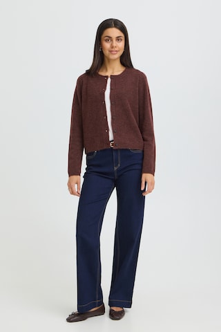 Fransa Knit cardigan in Brown