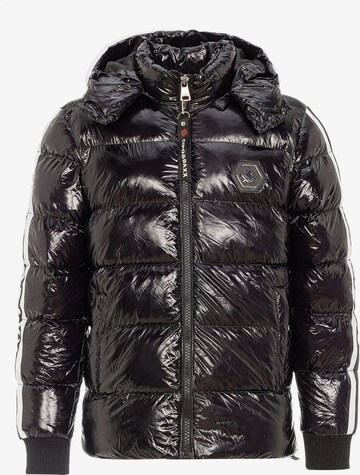 CIPO & BAXX Winter Jacket in Black: front