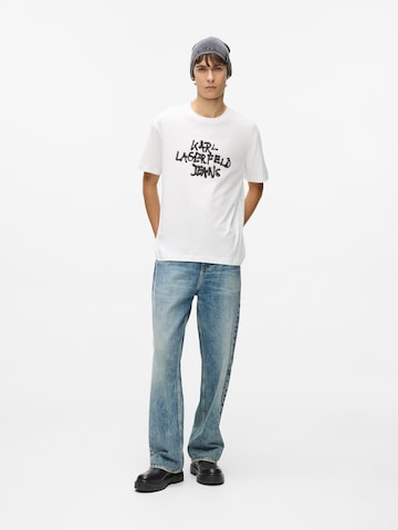 Maglietta di KARL LAGERFELD JEANS in bianco