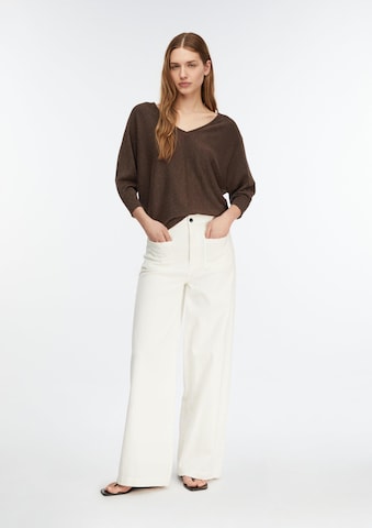 Pull-over COMMA en marron : devant