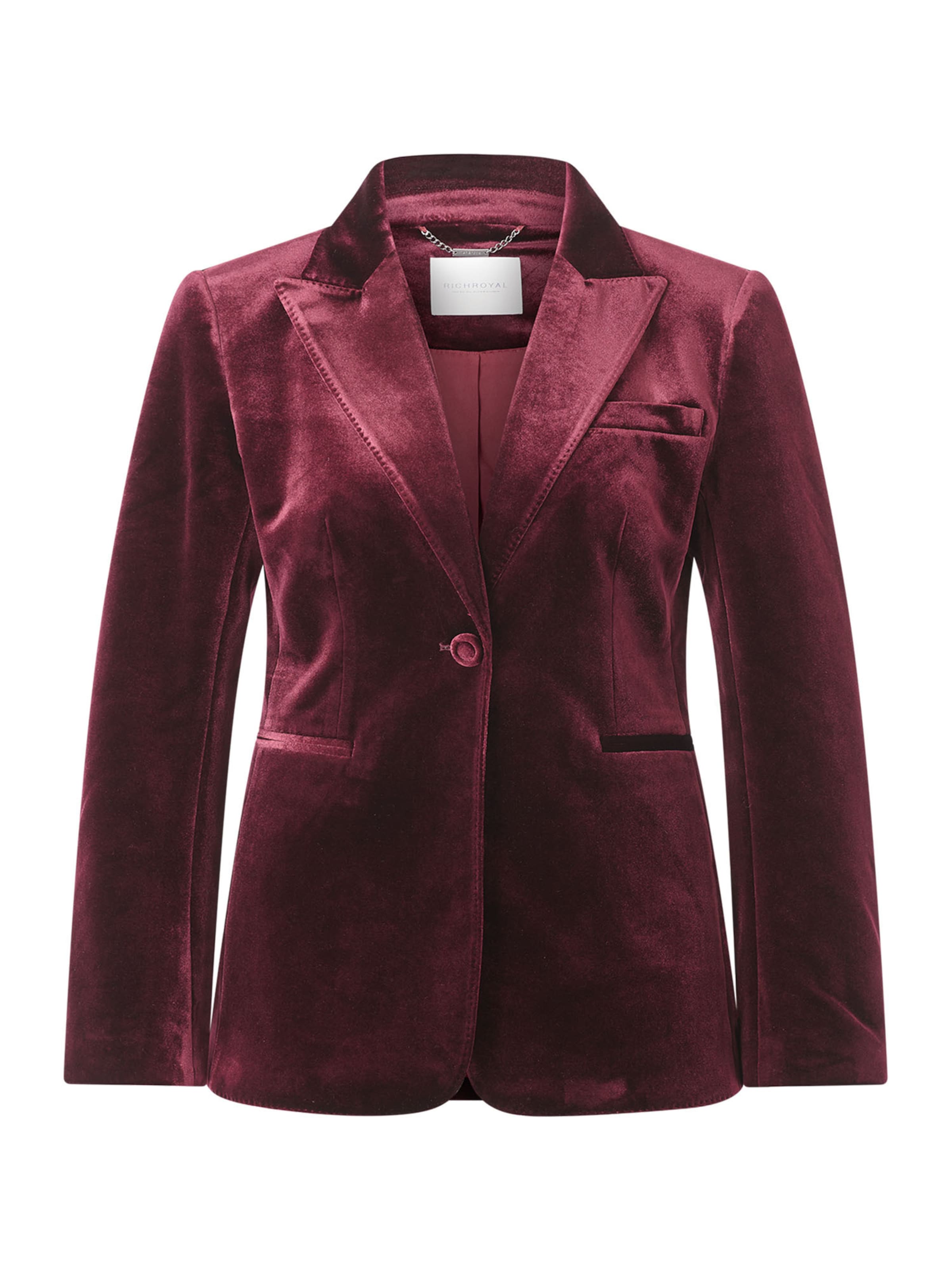 Blazer Rich & Royal en rouge : devant