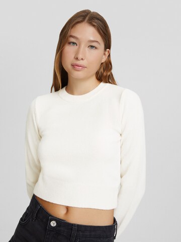 Bershka Pullover in Beige