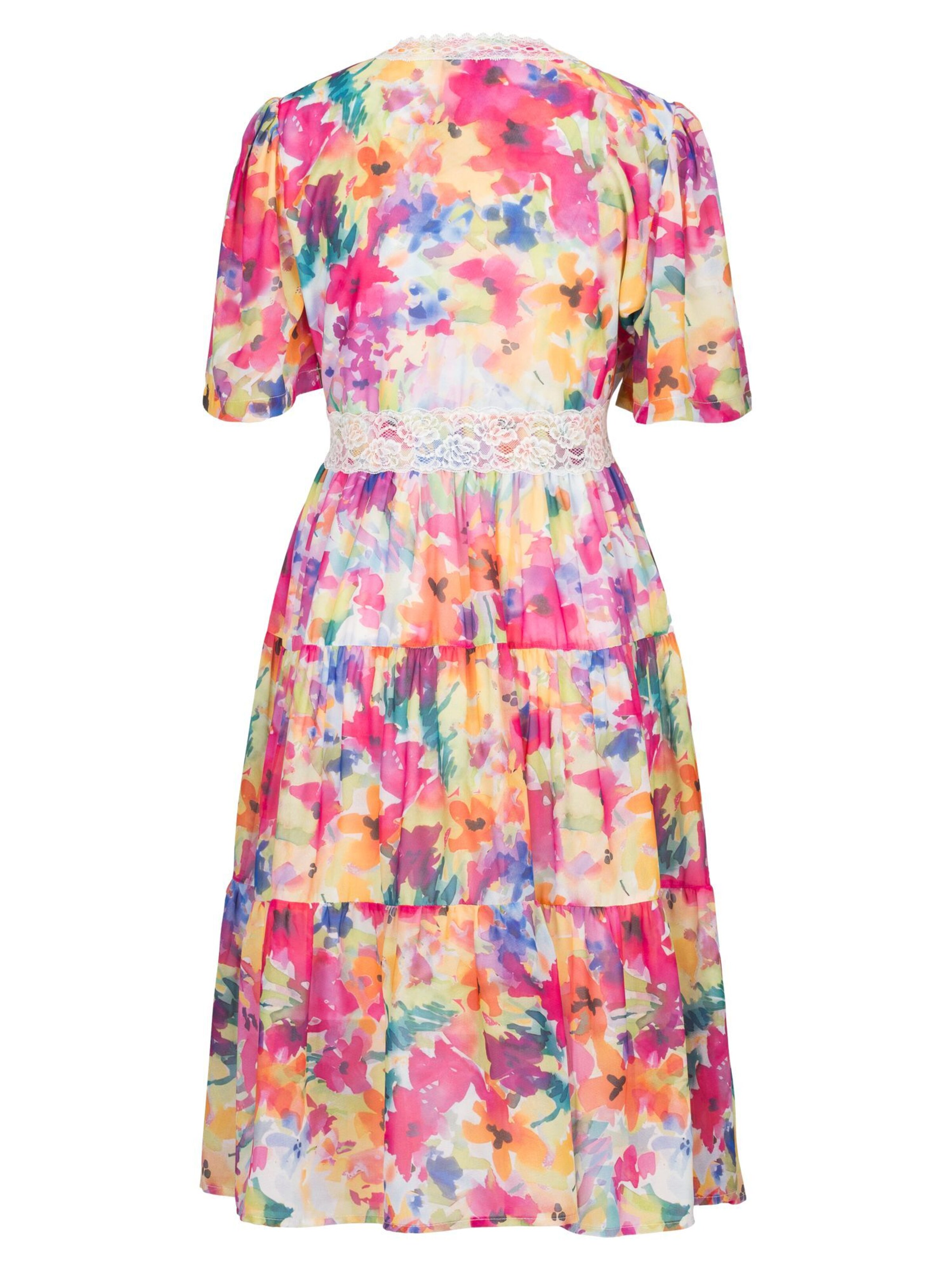 Robe d’été 'Yasmina' Dine'n'Dance en mélange de couleurs