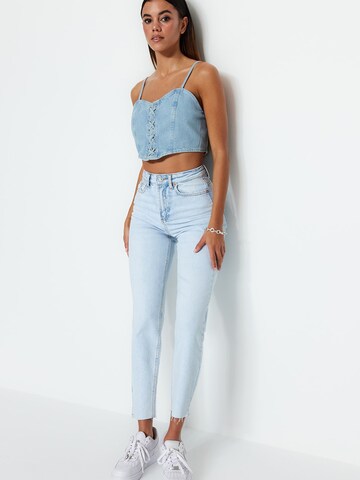 Trendyol Slimfit Kavbojke | modra barva