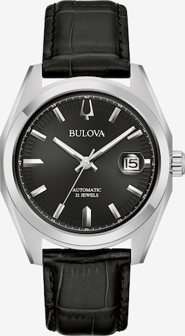 Bulova Uhr in Schwarz: predná strana