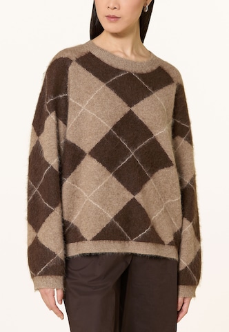 darling harbour Sweatshirt in Brown: front