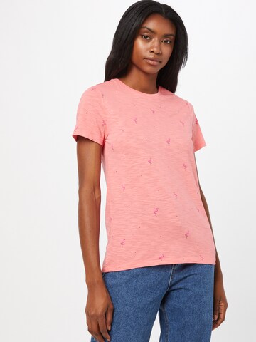 ONLY Majica 'BONE' | roza barva: sprednja stran