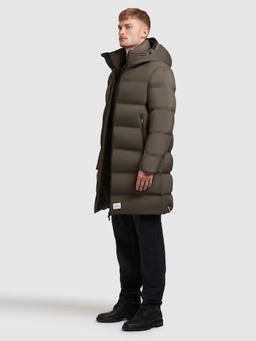 khujo Winter Coat 'Caius2' in Brown