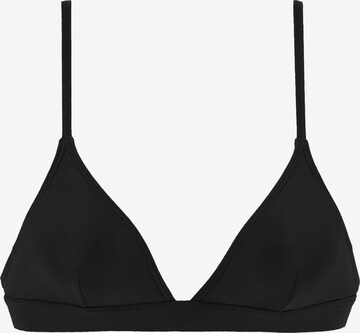 LASCANA ACTIVE Triangel Sportbikinitop in Schwarz: predná strana