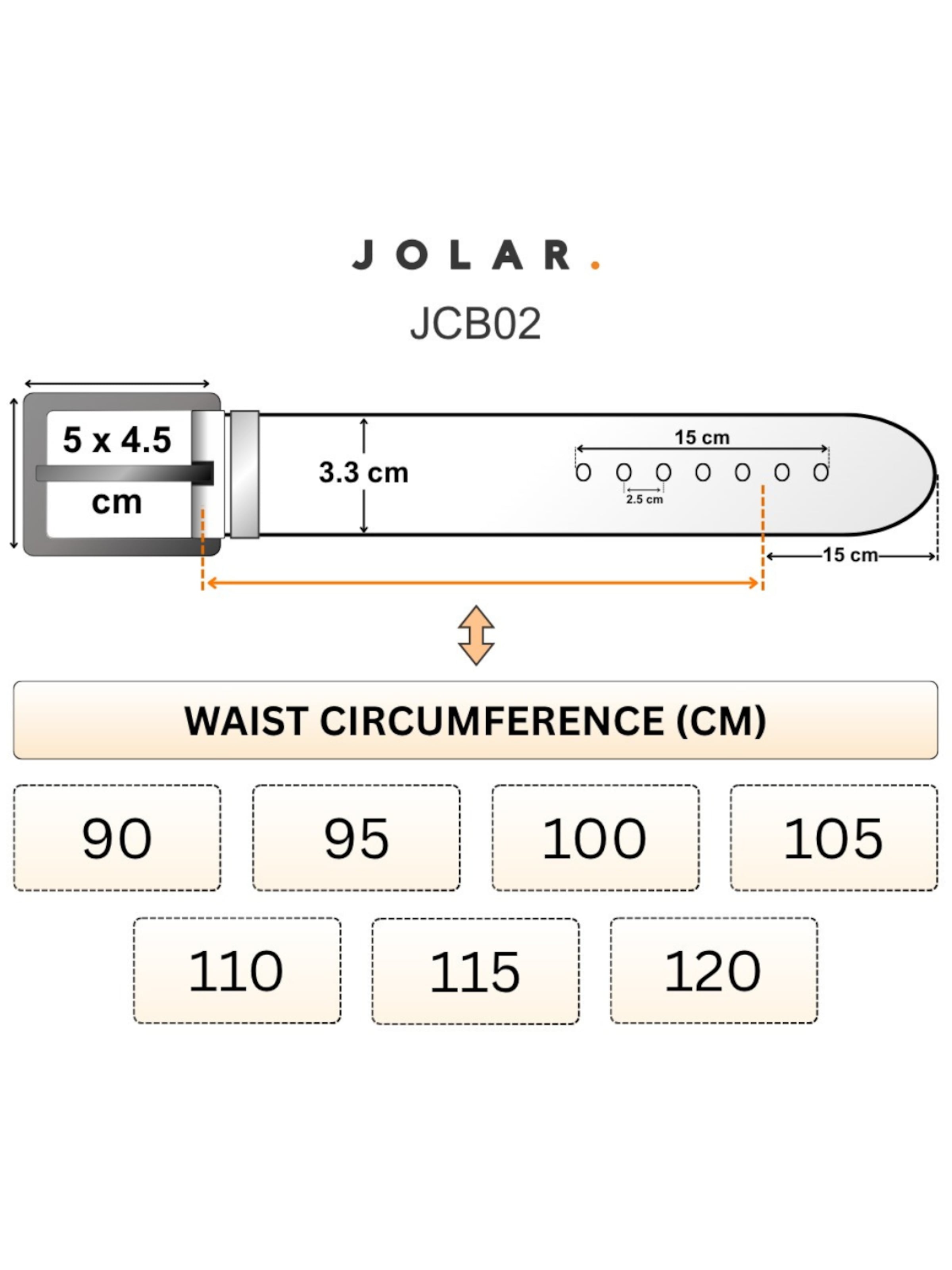 jolar Belt in Brown