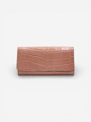 Cheval Firenze Wallet 'COSMO CROC' in Pink: front