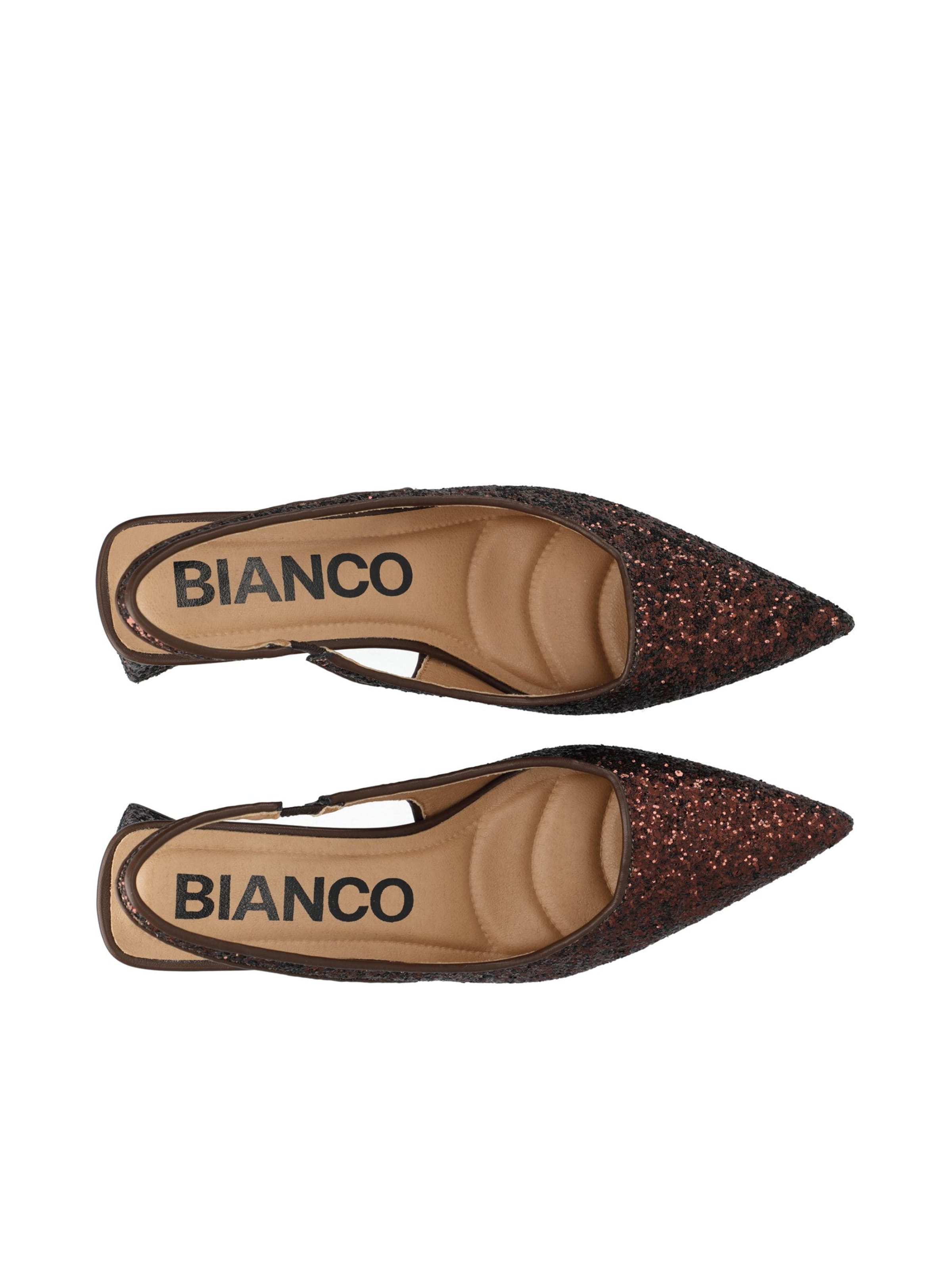 Escarpins à bride arrière 'Maralyn' Bianco en marron