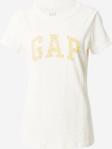 T-shirt GAP en beige : devant