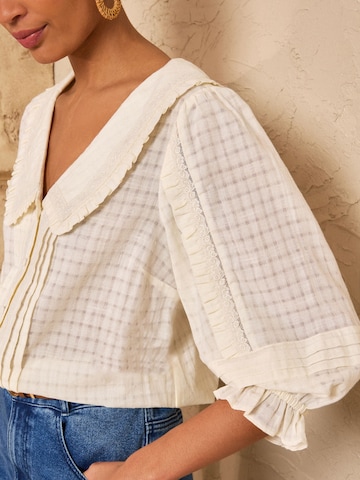 love & roses Blúz - fehér