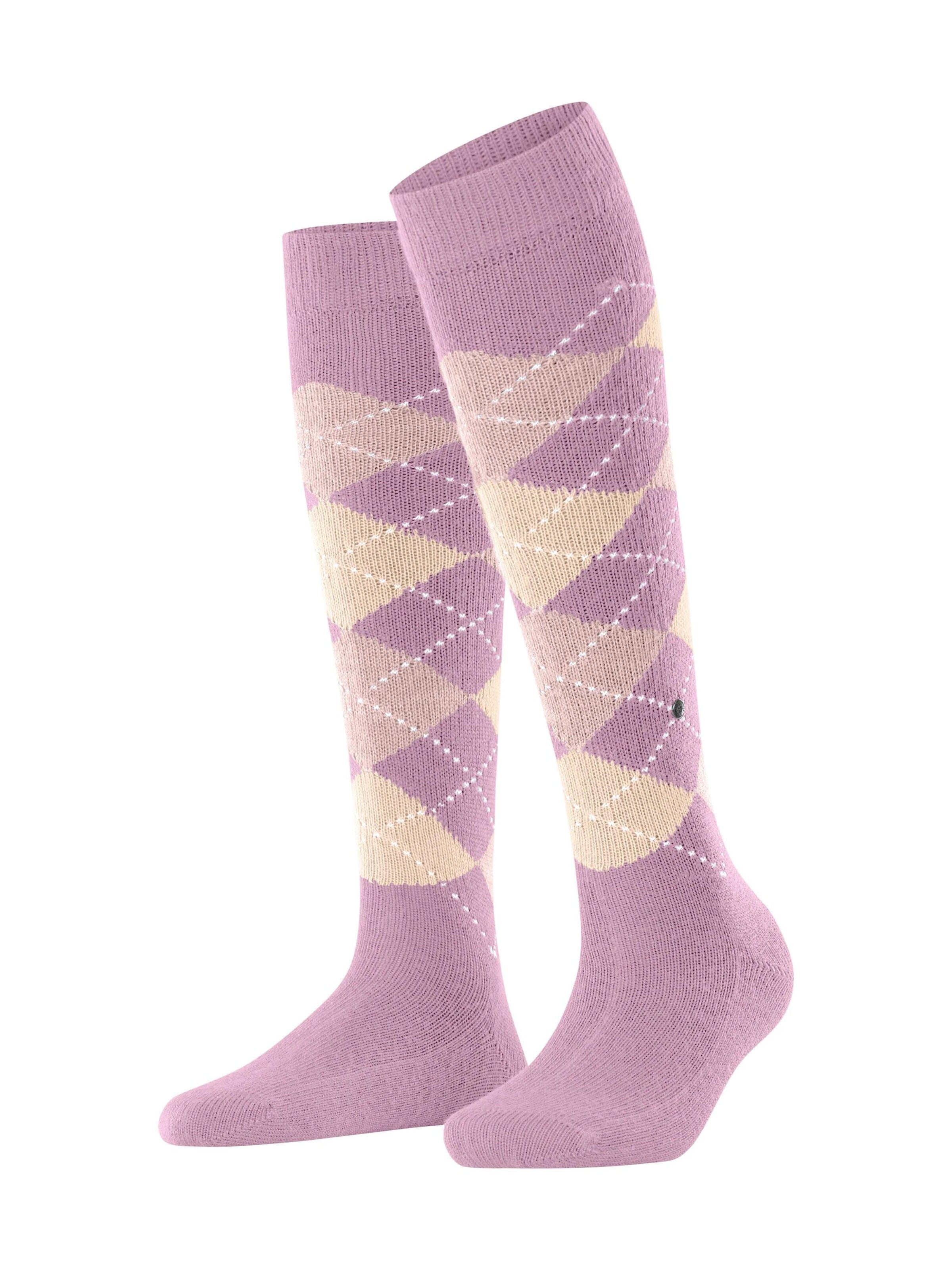 BURLINGTON Overknee Strümpfe 'Whitby'‌‌‌‌‌ in Lila: Vorderseite