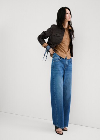 MANGO Blouse 'Puna' in Brown