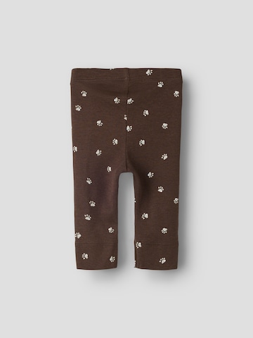 NAME IT Skinny Leggings 'NBMLARIS' i brun