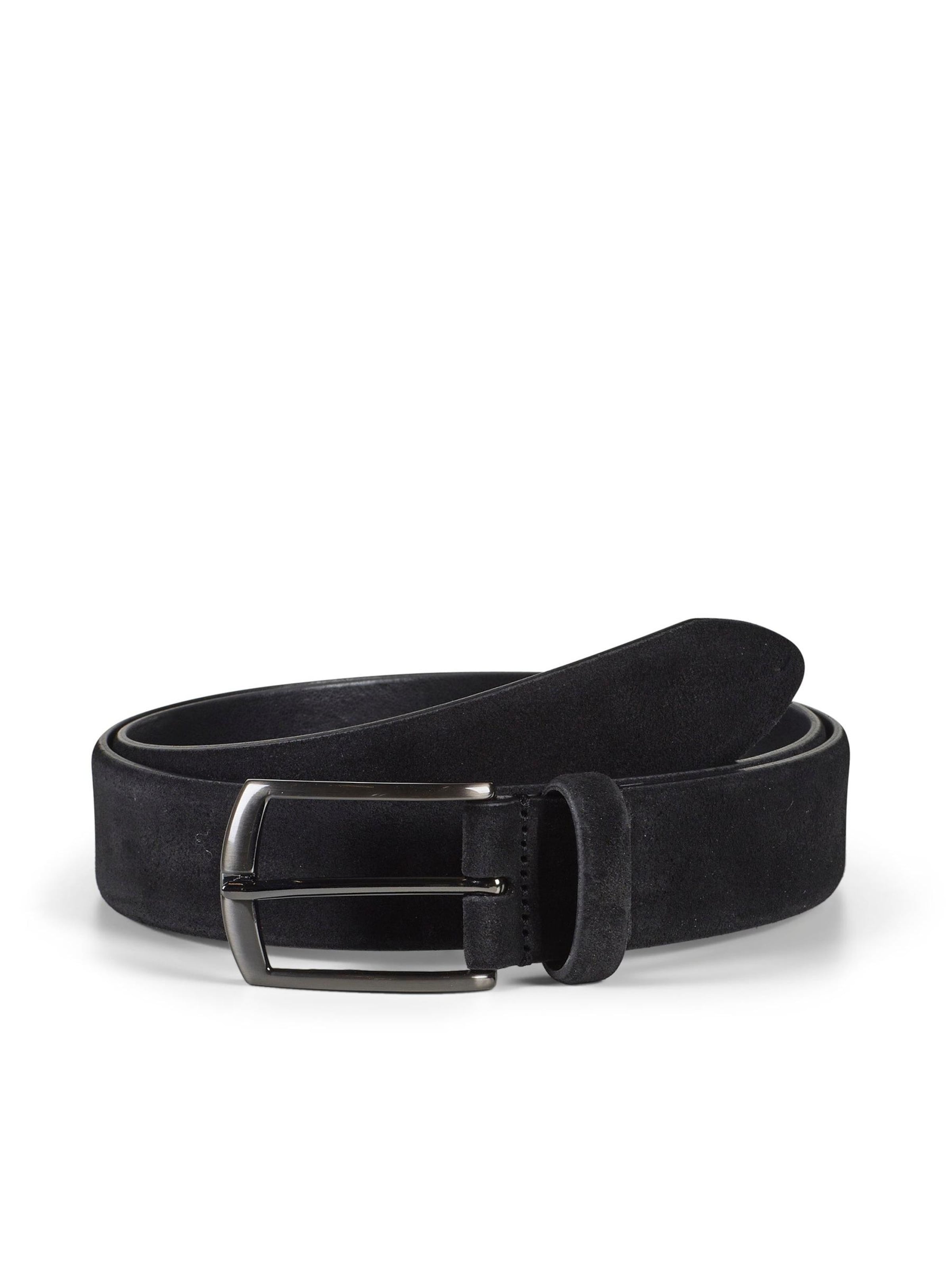 Howard London Riem 'Howard Belt Zack Black' in Zwart: voorkant