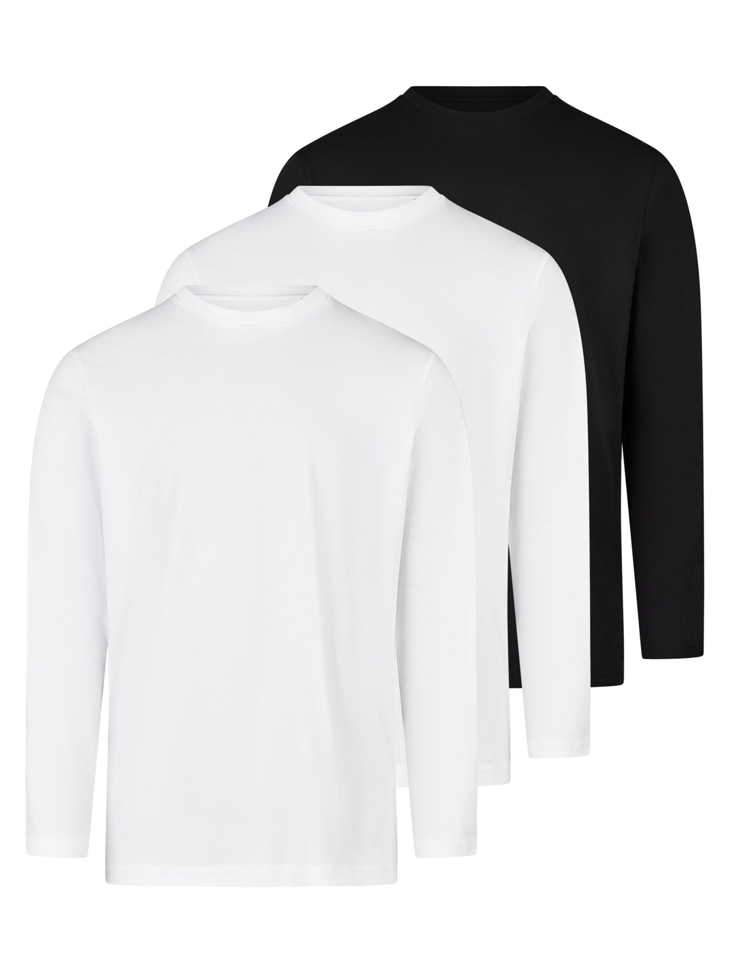 Ragman Shirt 'Basic' in Black: front