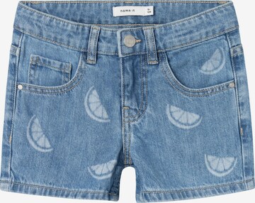 NAME IT Regular Jeans 'ROSE' in Blauw: voorkant