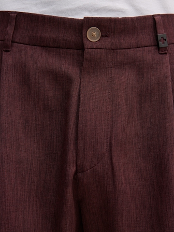 STRELLSON Regular Trousers 'Luz' in Red