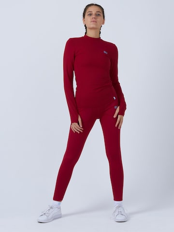 SPORTKIND Funktionsshirt 'Langarmshirt High-Neck'‌‌‌‌‌‌ in Rot