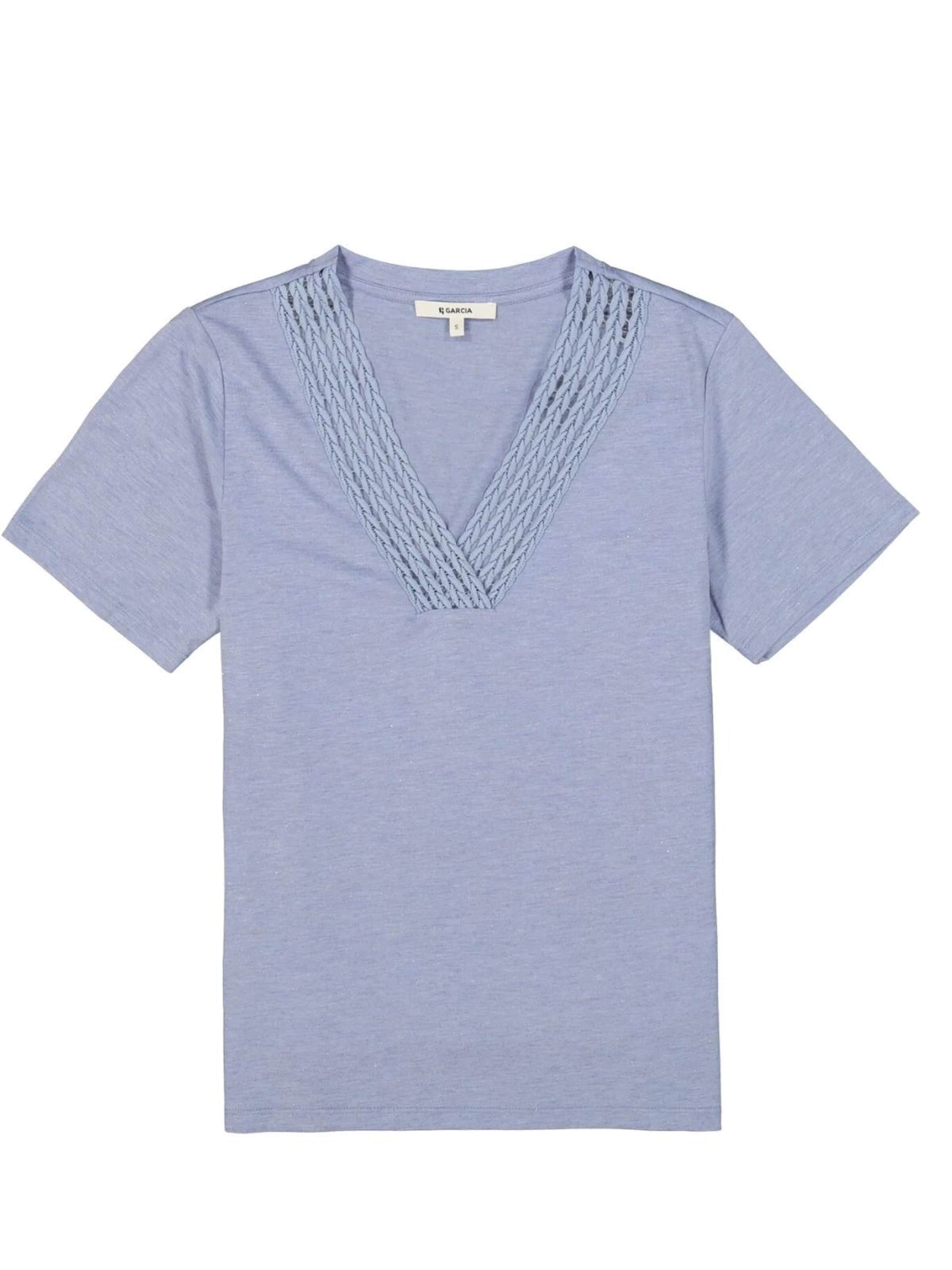 GARCIA Shirt in M in de kleur Blauw, Productweergave