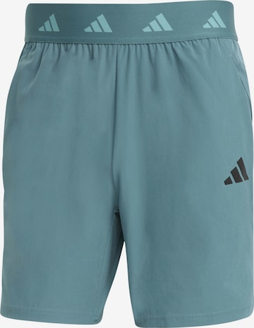 ADIDAS PERFORMANCE Regular Hose 'Gym+' in Grün: Vorderseite