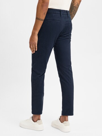 BOSS Regular Chinohose in Blau