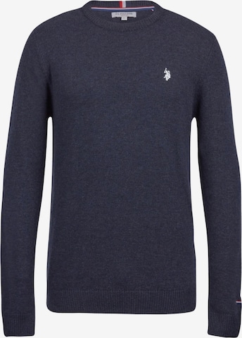 U.S. POLO ASSN. Neulepaita 'Ketil' värissä sininen: etupuoli