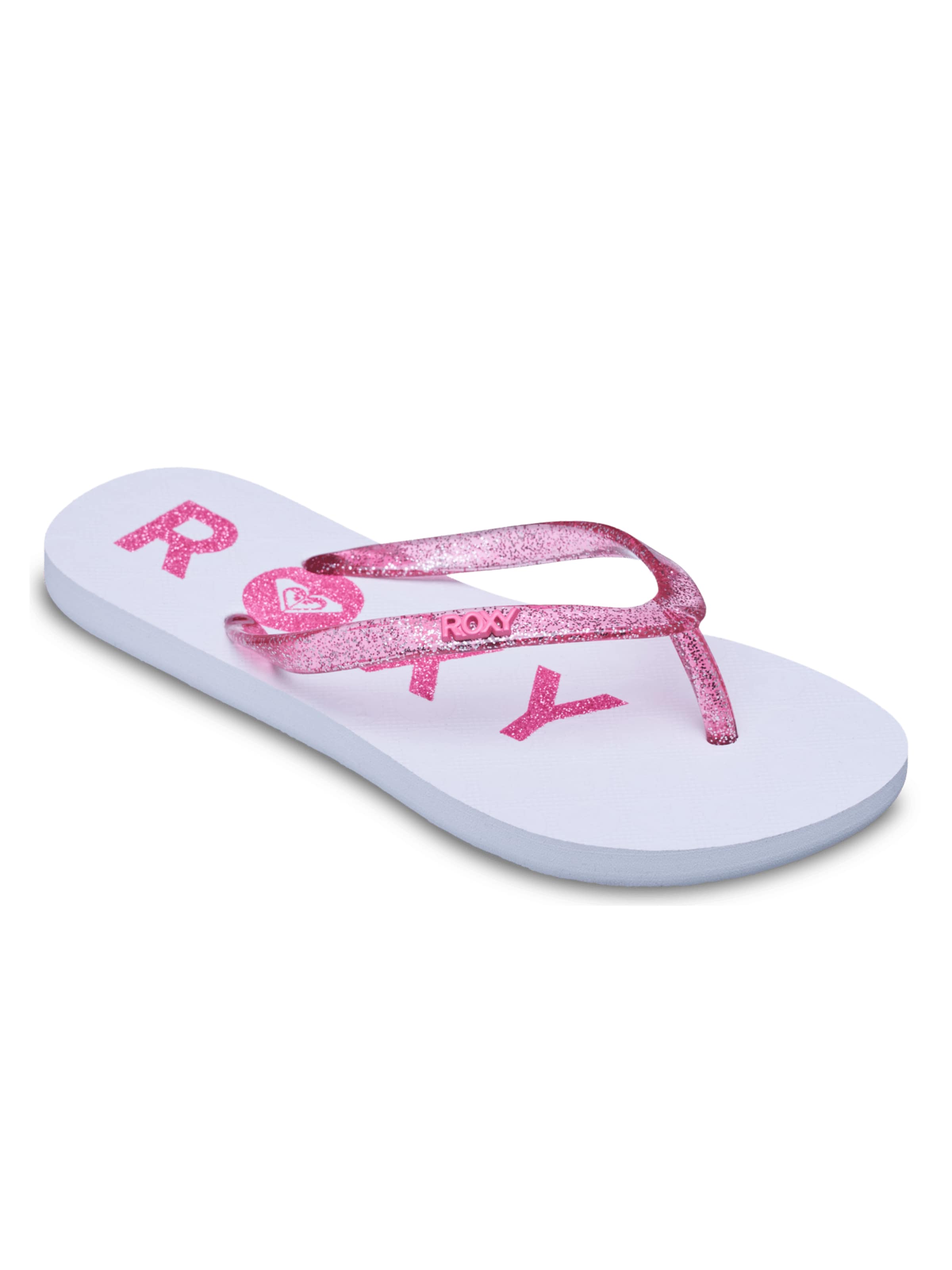 ROXY Sandale 'Viva Sparkle' in Weiß: Vorderseite