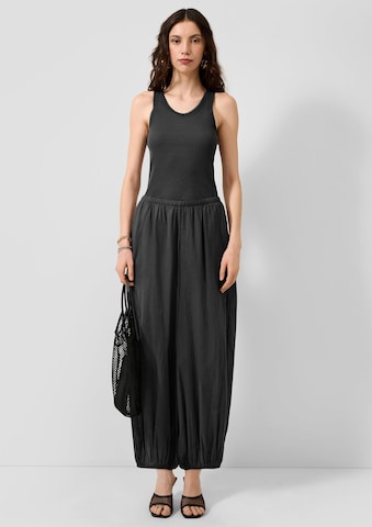 Barrel Pantalon QS en noir