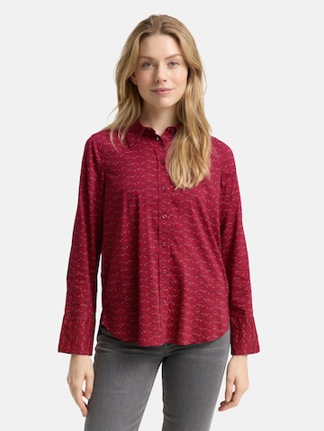 TOM TAILOR Blouse in Red: front