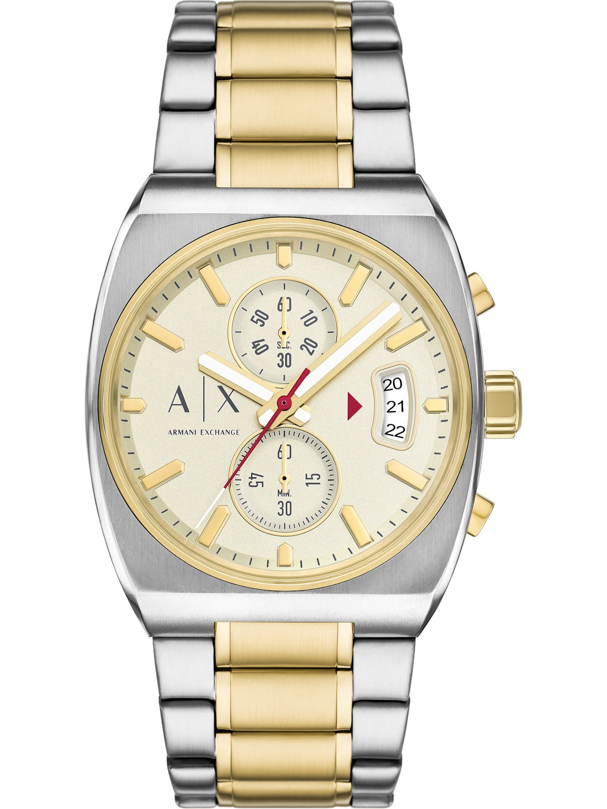 ARMANI EXCHANGE Uhr in Gold: Vorderseite
