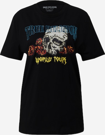 True Religion T-Shirt 'CHRYSTAL' in Schwarz: predná strana