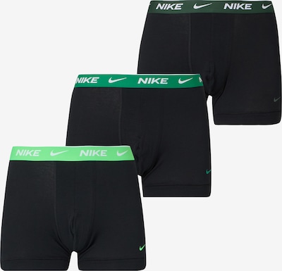 XS dydžio Sportinės trumpikės iš NIKE Underwear, spalva – žalia / tamsiai žalia / juoda / balta, Prekių apžvalga
