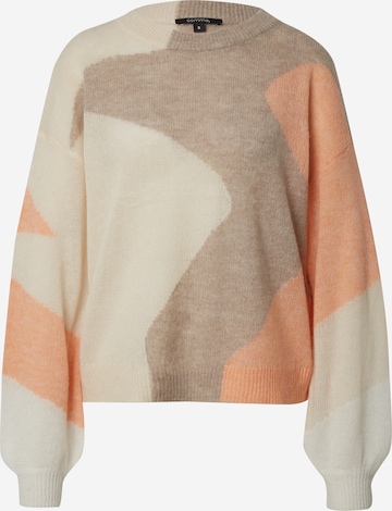 Pull-over COMMA en beige : devant