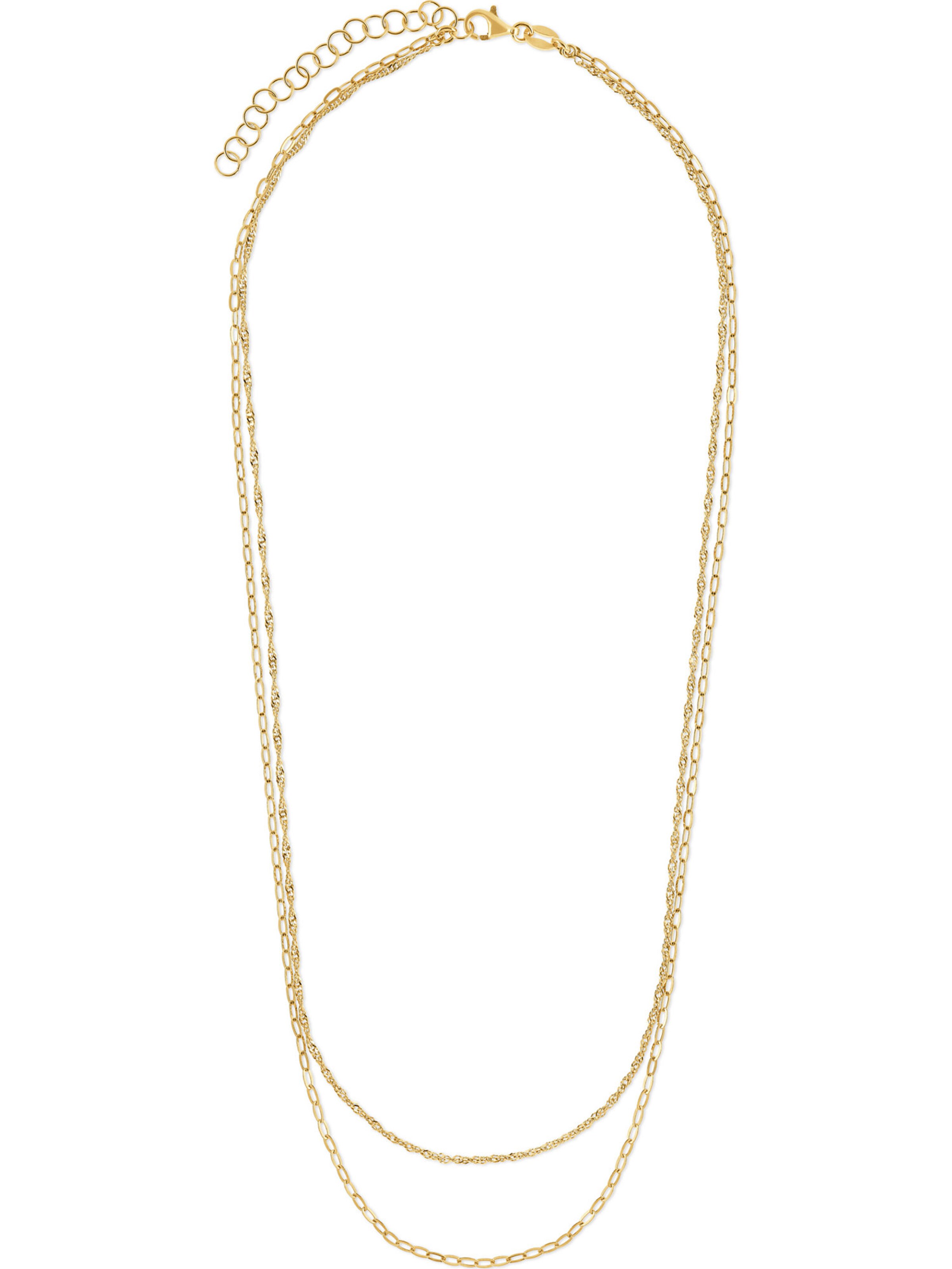 FAVS Kette in Gold: Vorderseite