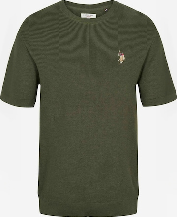 U.S. POLO ASSN. Overhemd ' UMDarwin ' in Groen: voorkant