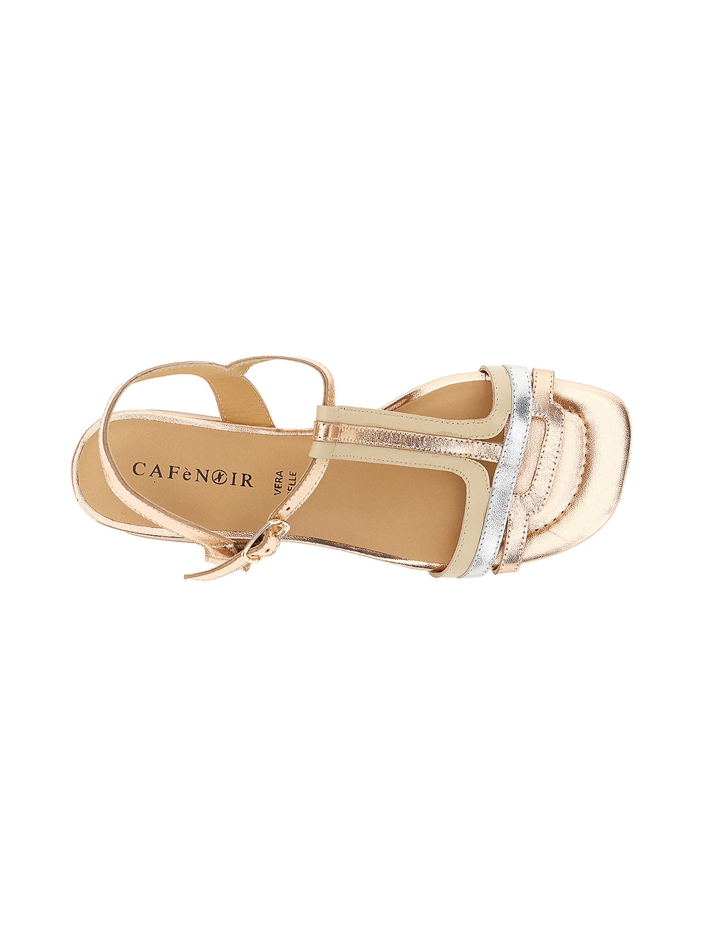 CAFè NOIR Strap sandal in Gold