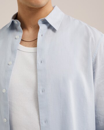 WE Fashion Regular fit Πουκάμισο σε μπλε