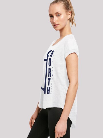 T-shirt 'North Anker Knut & Jan Hamburg' F4NT4STIC en blanc