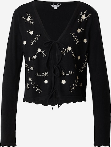 OBJECT Neuletakki 'OBJTHESS' värissä musta: etupuoli